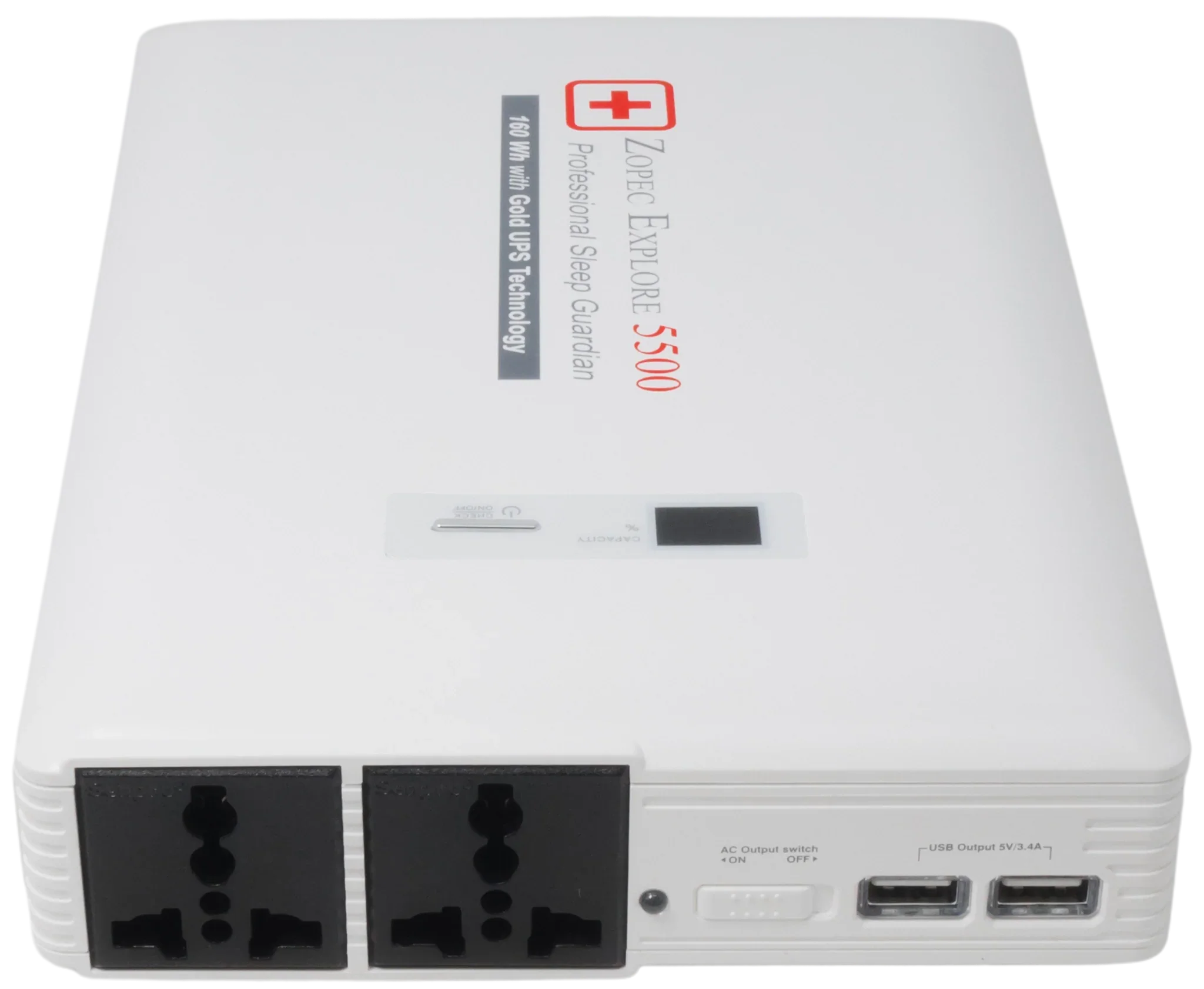 Zopec EXPLORE 5500 CPAP Home UPS Backup Battery (Humidifier Only. NOT FOR HEATED TUBE.)