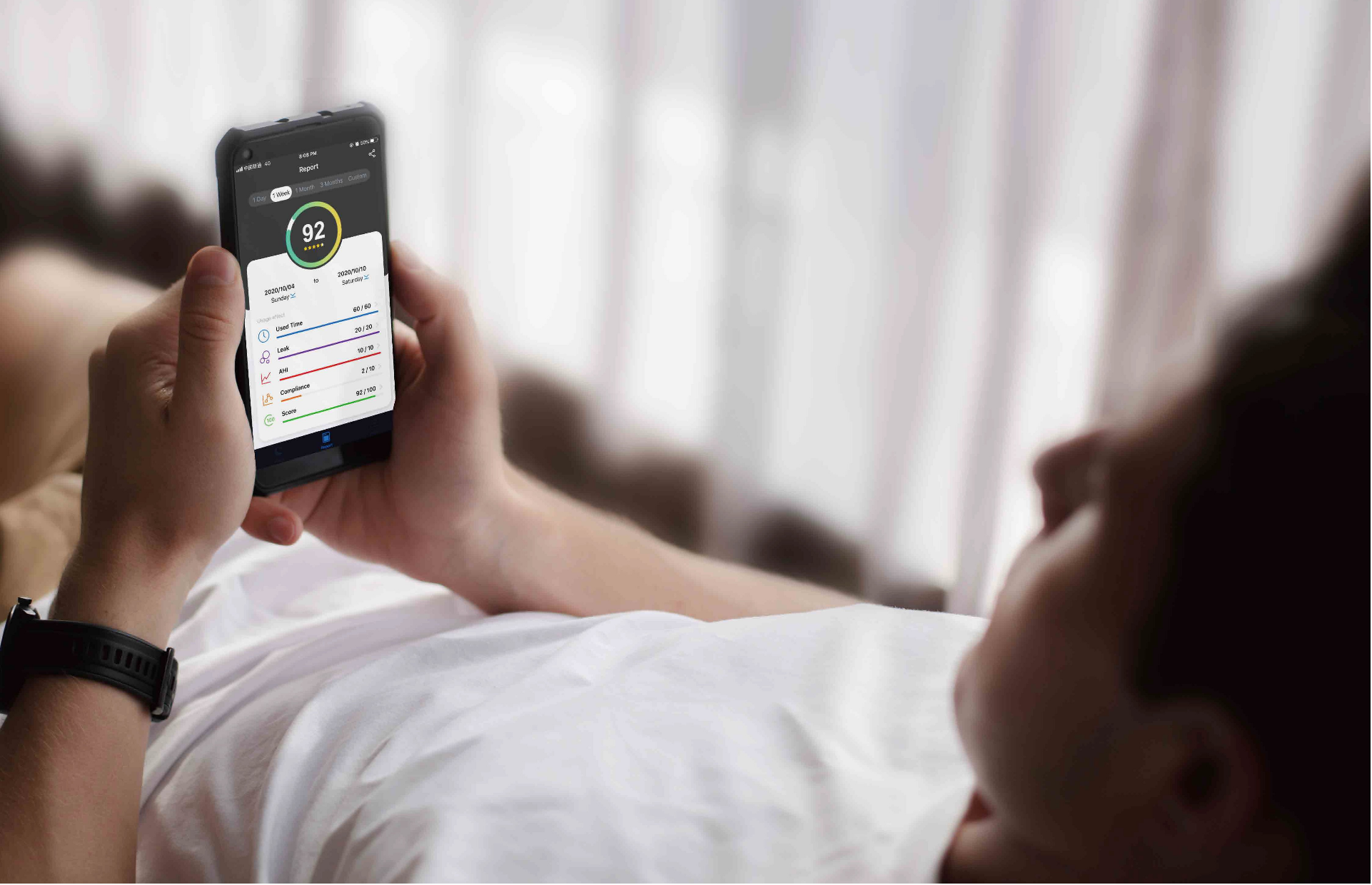 BMC M1 Mini Automatic Travel CPAP machine and BMC mask