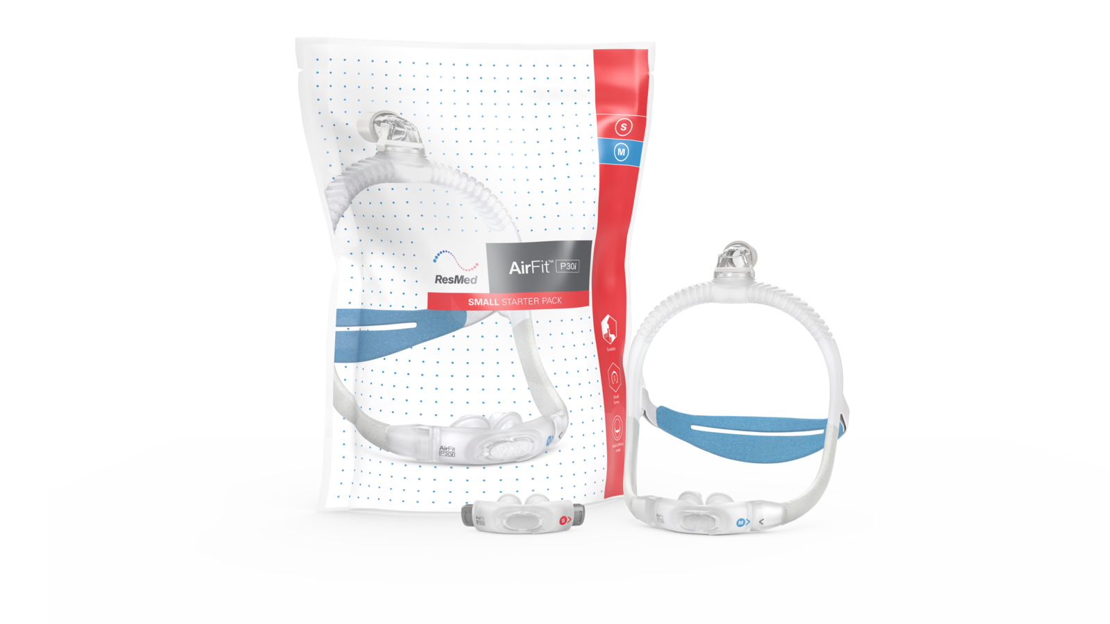 ResMed AirFit P30i Nasal Pillow Mask by ResMed from Easy CPAP