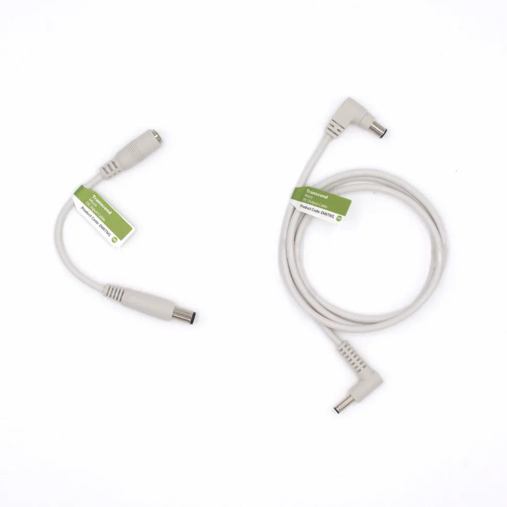 Zopec DC Cable & Charging Adapter Battery Kit for Transcend Micro Kit