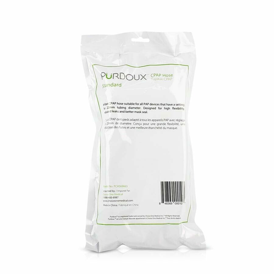 Purdoux CPAP Hose Standard 22mm X 1800mm