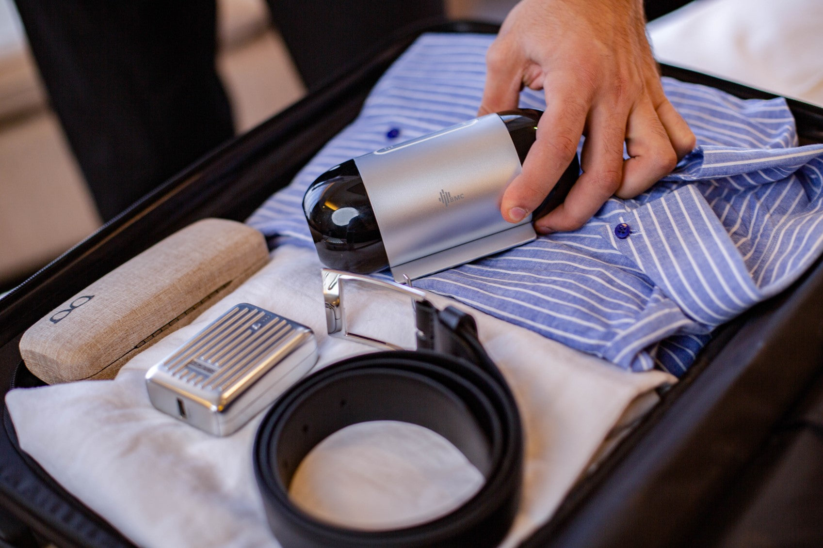 BMC M1 Mini Automatic Travel CPAP machine and BMC mask