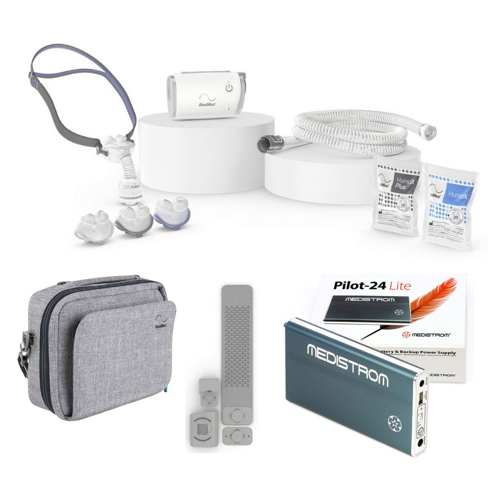 ResMed AirMini Travel CPAP Machine Pack + Battery