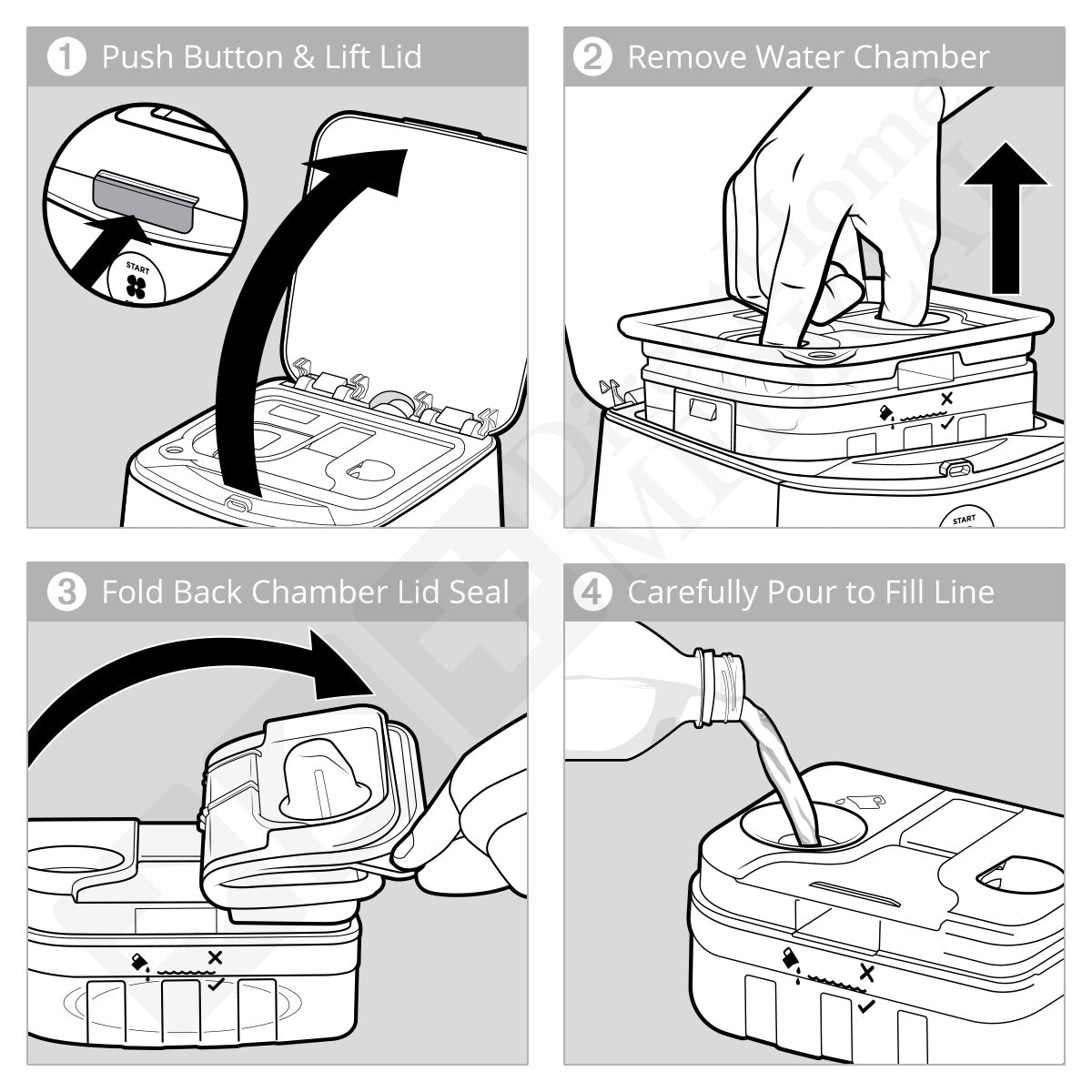 Fisher and Paykel SleepStyle CPAP Humidification Chamber