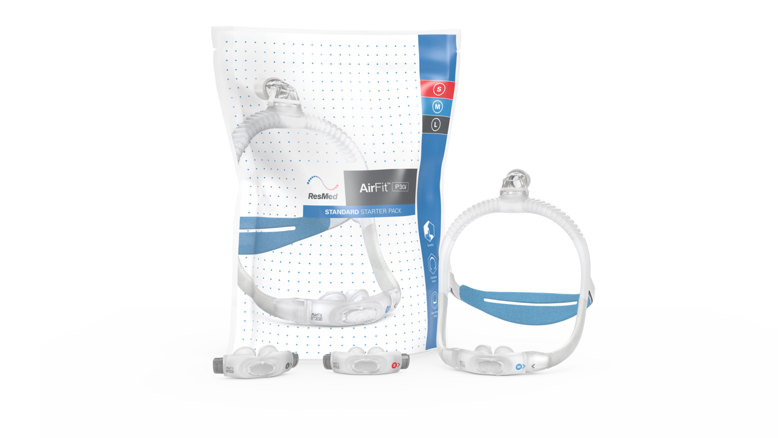 ResMed AirFit P30i Nasal Pillow Mask by ResMed from Easy CPAP